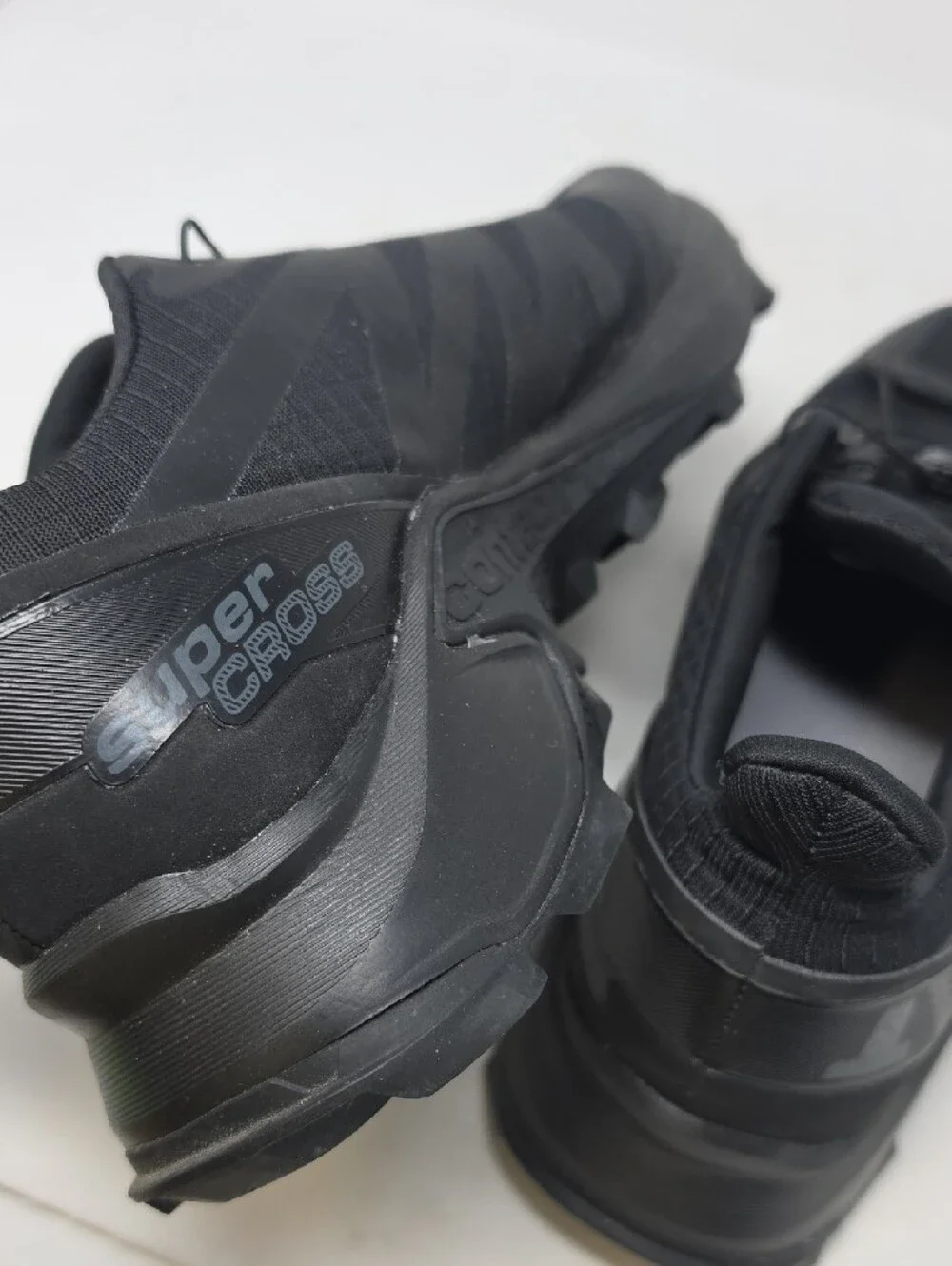 Salomon SuperCross Black Men's Trail Running Shoes Size 10.5